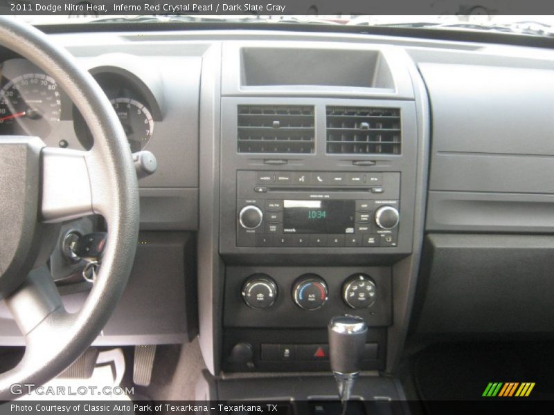 Inferno Red Crystal Pearl / Dark Slate Gray 2011 Dodge Nitro Heat