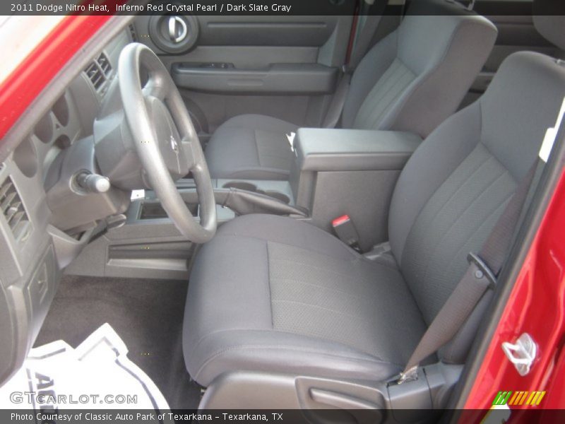 Inferno Red Crystal Pearl / Dark Slate Gray 2011 Dodge Nitro Heat