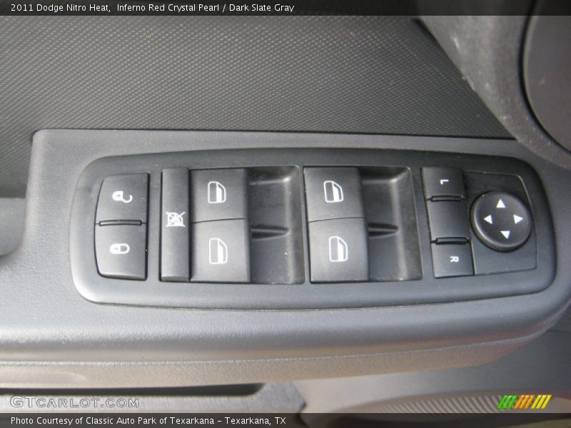 Inferno Red Crystal Pearl / Dark Slate Gray 2011 Dodge Nitro Heat