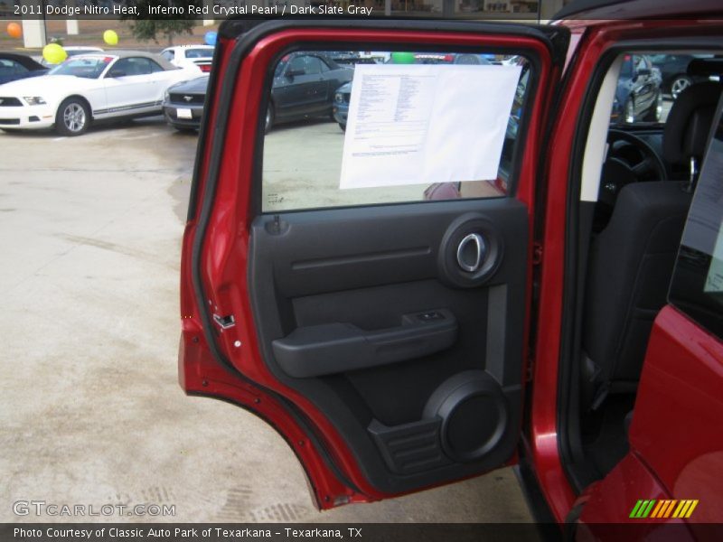 Inferno Red Crystal Pearl / Dark Slate Gray 2011 Dodge Nitro Heat