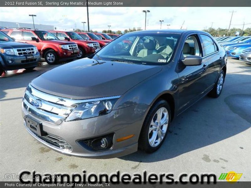 Sterling Grey Metallic / Medium Light Stone 2012 Ford Fusion SE
