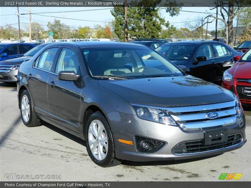 Sterling Grey Metallic / Medium Light Stone 2012 Ford Fusion SE