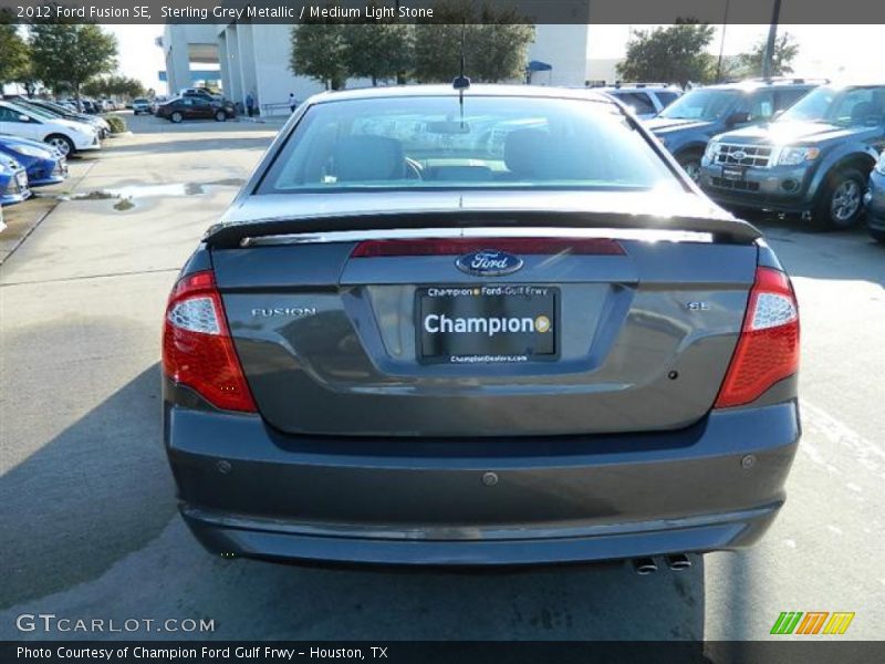 Sterling Grey Metallic / Medium Light Stone 2012 Ford Fusion SE