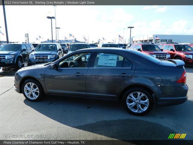 Sterling Grey Metallic / Medium Light Stone 2012 Ford Fusion SE