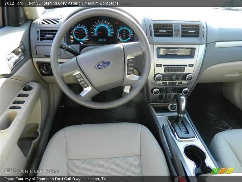 Sterling Grey Metallic / Medium Light Stone 2012 Ford Fusion SE