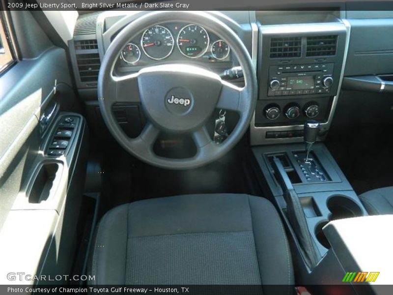 Bright Silver Metallic / Dark Slate Gray 2009 Jeep Liberty Sport