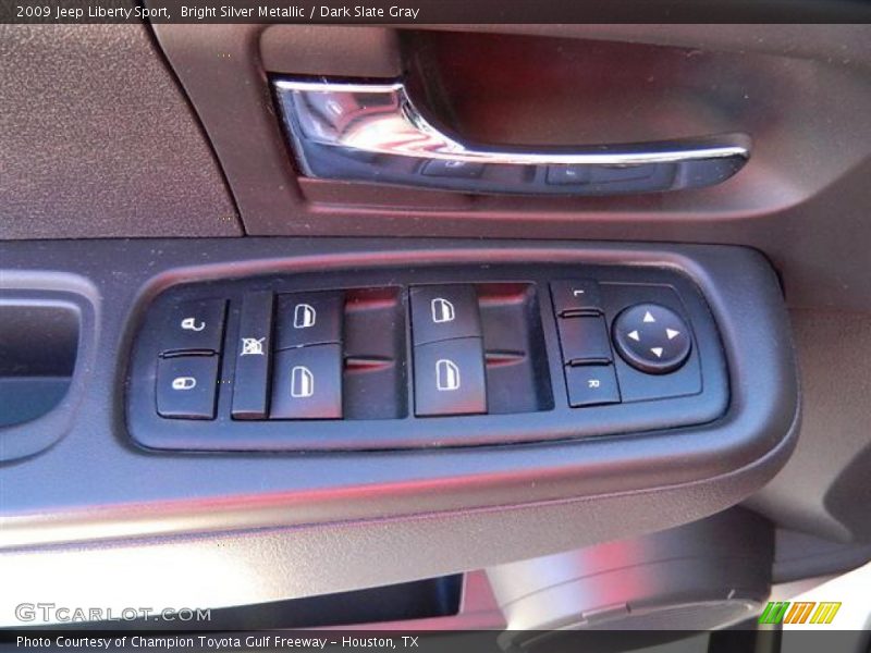 Bright Silver Metallic / Dark Slate Gray 2009 Jeep Liberty Sport