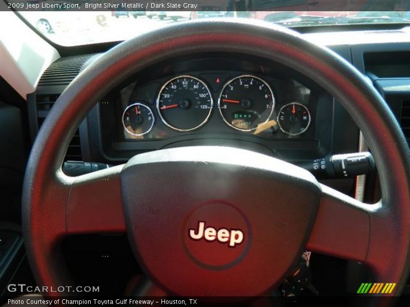 Bright Silver Metallic / Dark Slate Gray 2009 Jeep Liberty Sport