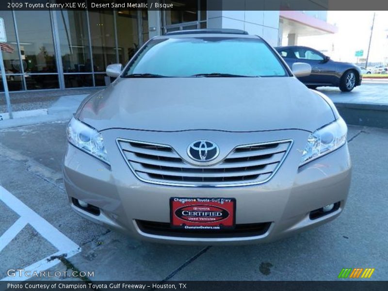 Desert Sand Metallic / Bisque 2009 Toyota Camry XLE V6