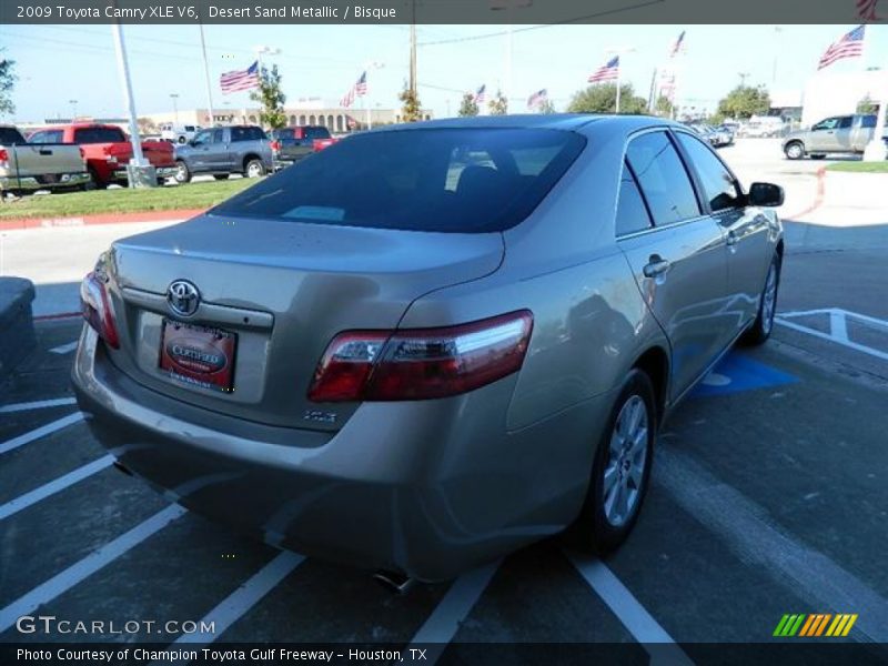 Desert Sand Metallic / Bisque 2009 Toyota Camry XLE V6