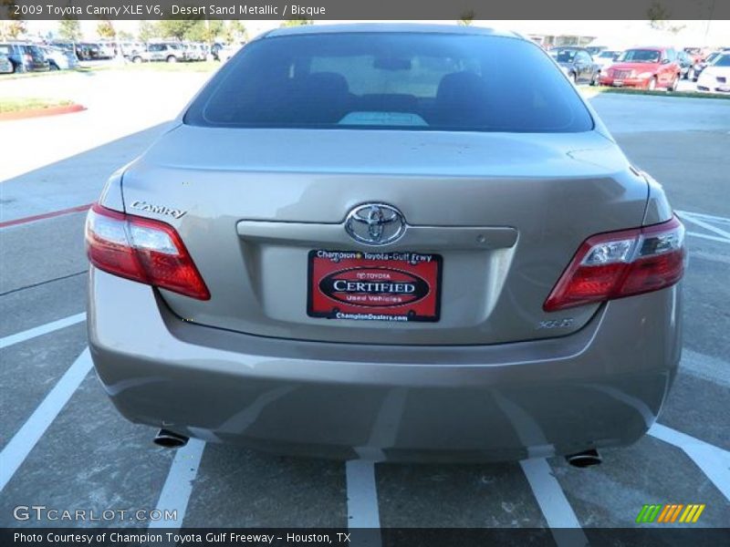 Desert Sand Metallic / Bisque 2009 Toyota Camry XLE V6