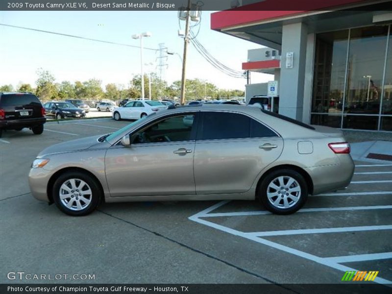 Desert Sand Metallic / Bisque 2009 Toyota Camry XLE V6