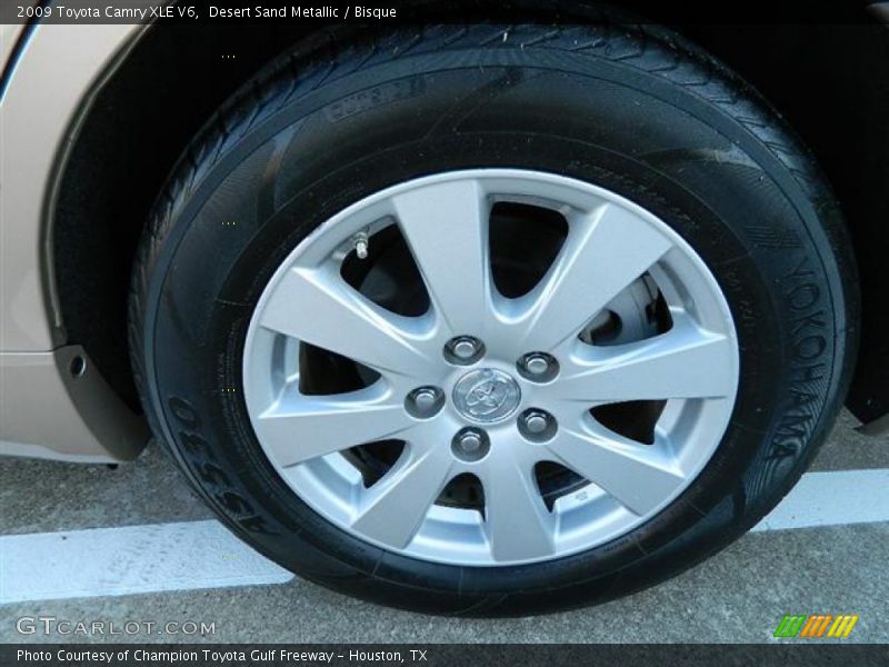 Desert Sand Metallic / Bisque 2009 Toyota Camry XLE V6