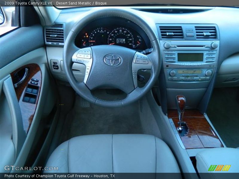 Desert Sand Metallic / Bisque 2009 Toyota Camry XLE V6