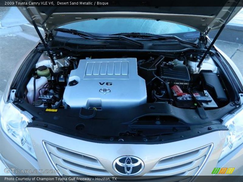 Desert Sand Metallic / Bisque 2009 Toyota Camry XLE V6