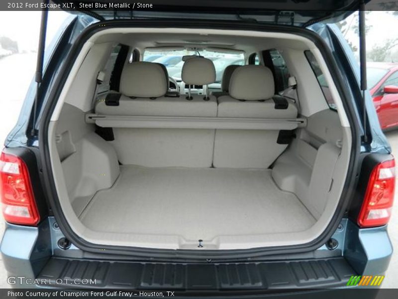 Steel Blue Metallic / Stone 2012 Ford Escape XLT