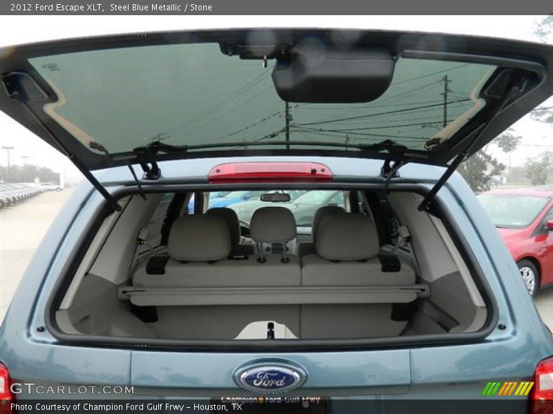 Steel Blue Metallic / Stone 2012 Ford Escape XLT