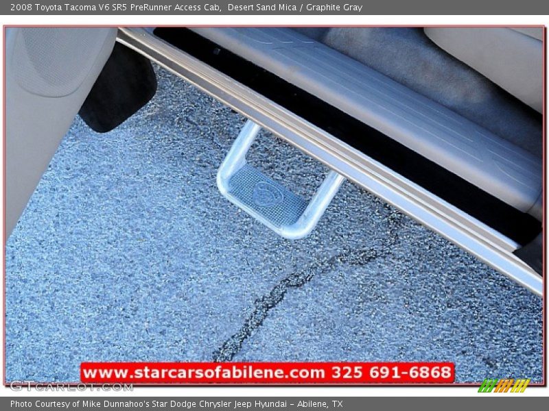 Desert Sand Mica / Graphite Gray 2008 Toyota Tacoma V6 SR5 PreRunner Access Cab