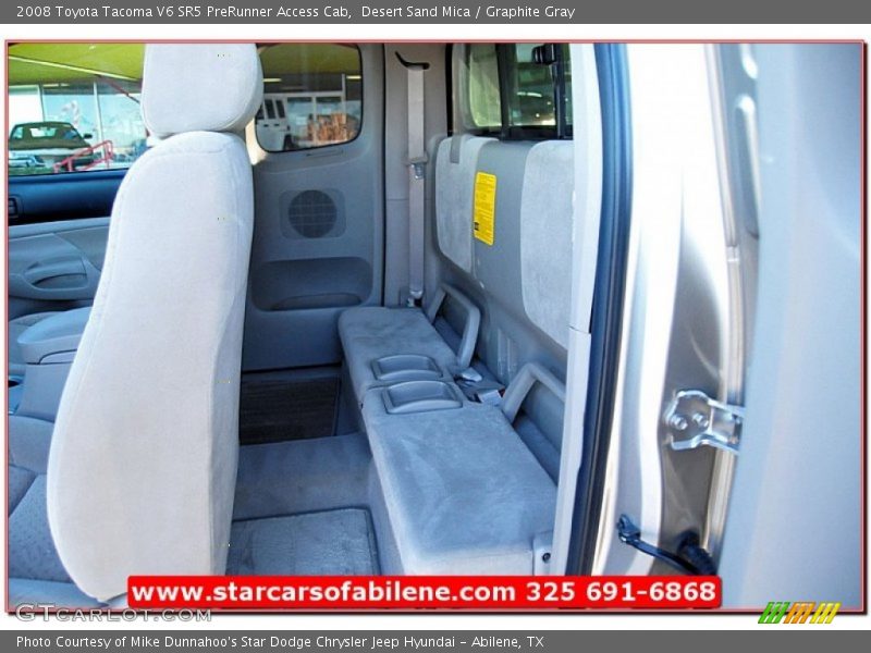 Desert Sand Mica / Graphite Gray 2008 Toyota Tacoma V6 SR5 PreRunner Access Cab