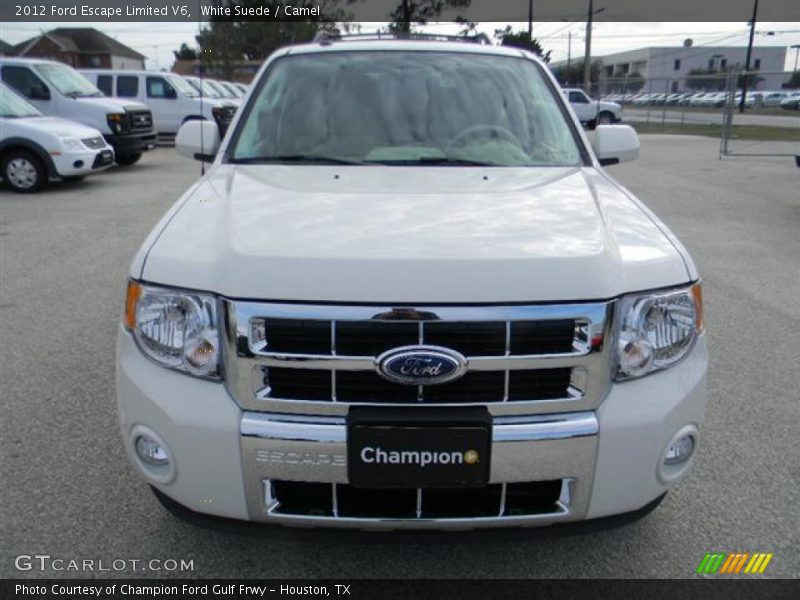 White Suede / Camel 2012 Ford Escape Limited V6