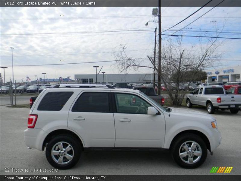 White Suede / Camel 2012 Ford Escape Limited V6