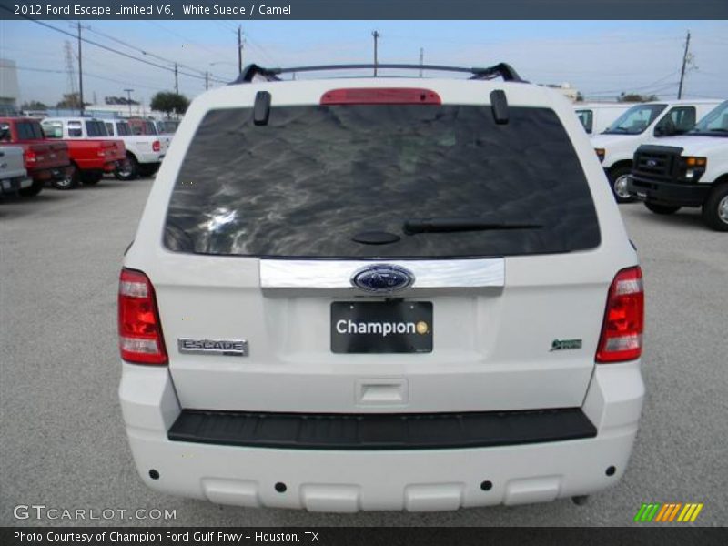 White Suede / Camel 2012 Ford Escape Limited V6