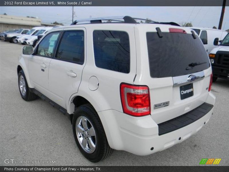 White Suede / Camel 2012 Ford Escape Limited V6