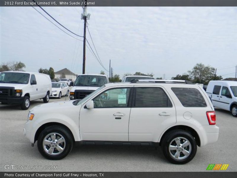 White Suede / Camel 2012 Ford Escape Limited V6