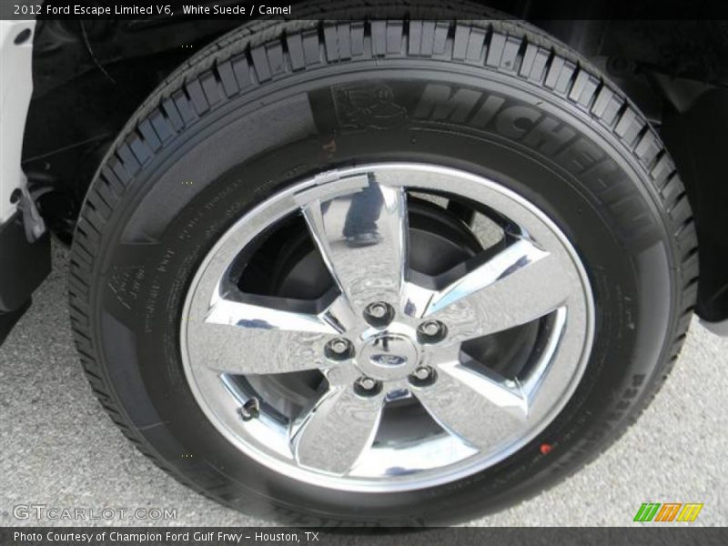 White Suede / Camel 2012 Ford Escape Limited V6