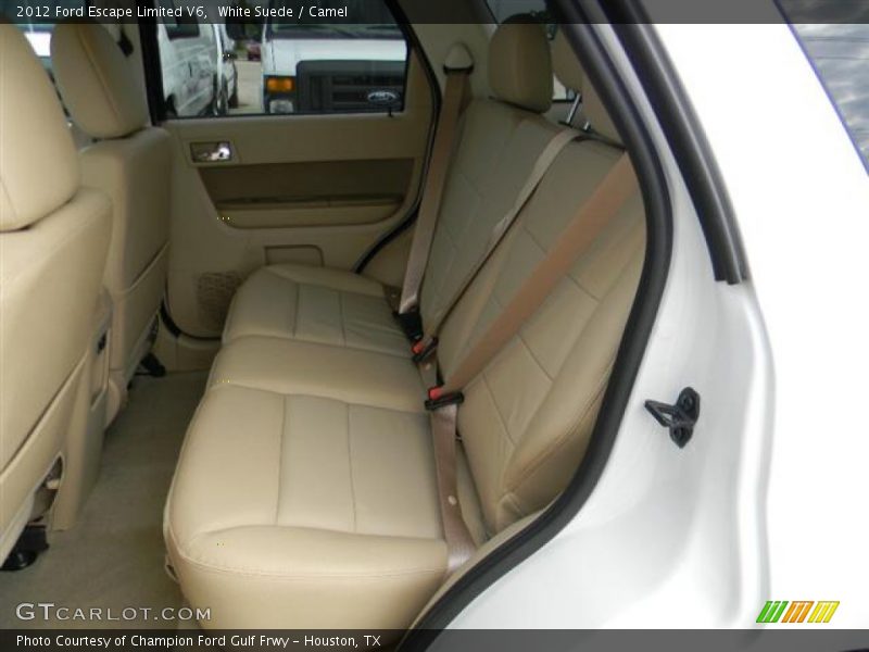 White Suede / Camel 2012 Ford Escape Limited V6
