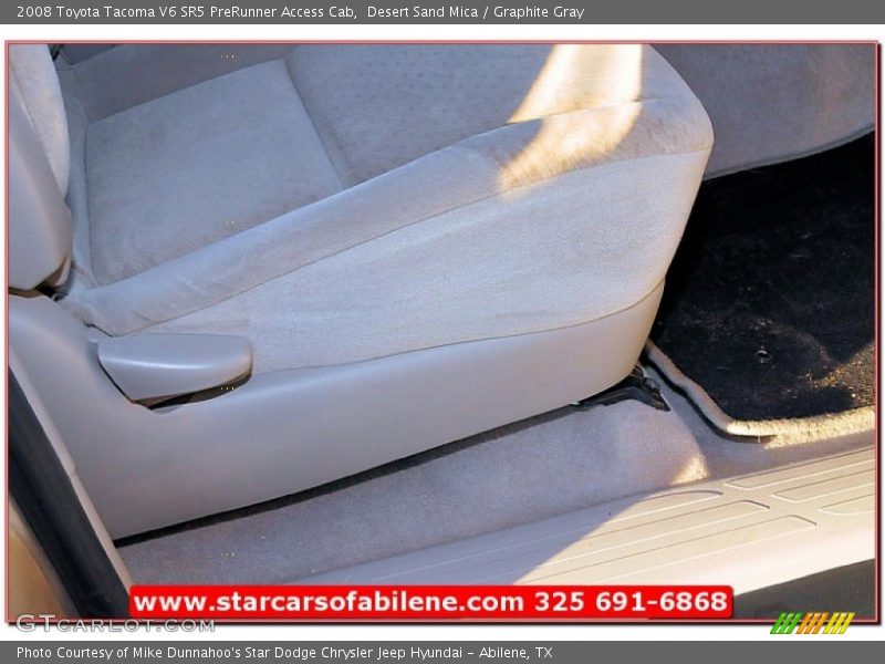 Desert Sand Mica / Graphite Gray 2008 Toyota Tacoma V6 SR5 PreRunner Access Cab