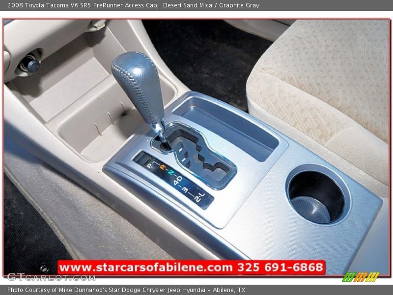 Desert Sand Mica / Graphite Gray 2008 Toyota Tacoma V6 SR5 PreRunner Access Cab