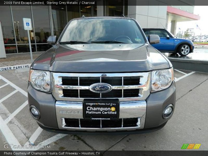 Sterling Grey Metallic / Charcoal 2009 Ford Escape Limited