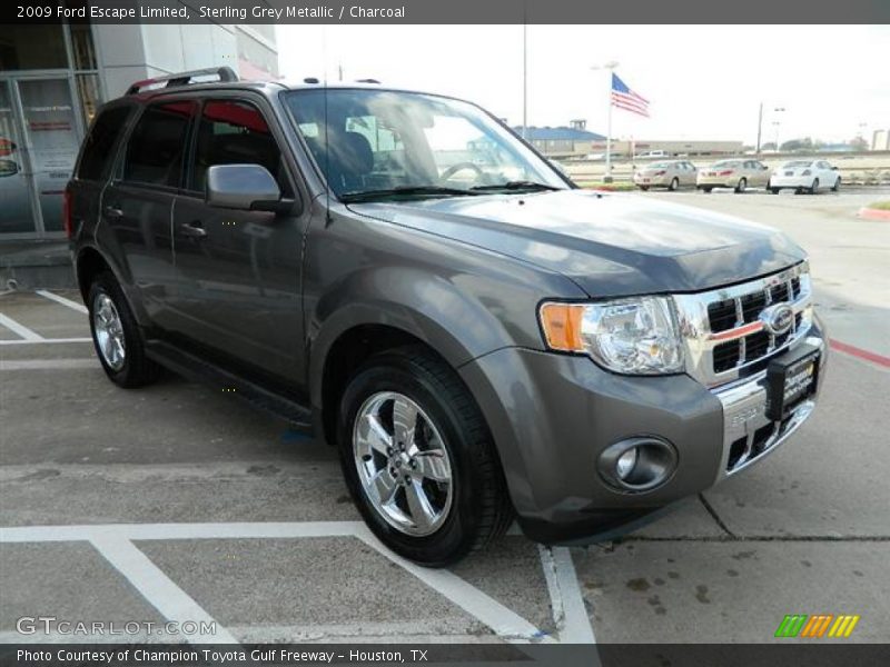 Sterling Grey Metallic / Charcoal 2009 Ford Escape Limited