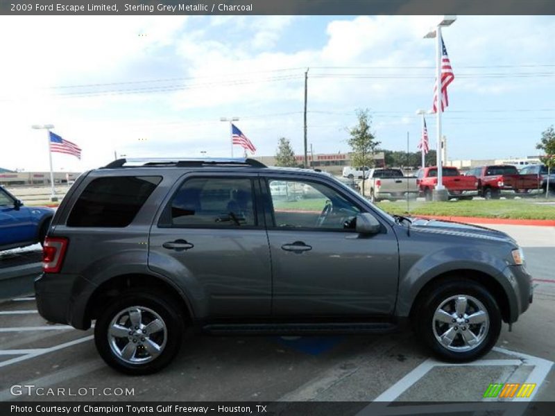 Sterling Grey Metallic / Charcoal 2009 Ford Escape Limited