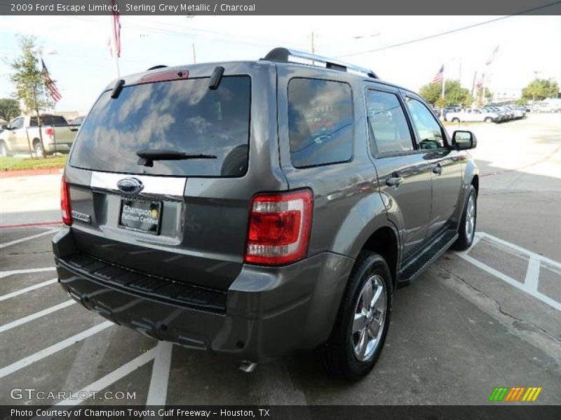 Sterling Grey Metallic / Charcoal 2009 Ford Escape Limited