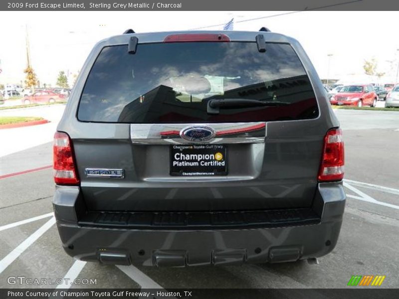 Sterling Grey Metallic / Charcoal 2009 Ford Escape Limited