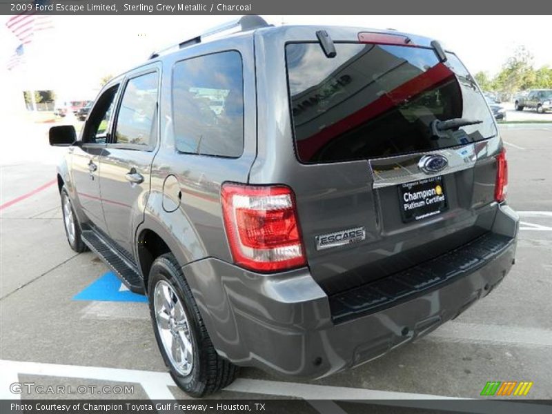 Sterling Grey Metallic / Charcoal 2009 Ford Escape Limited