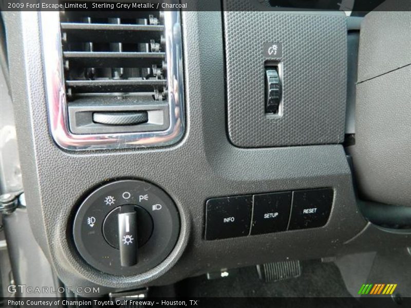 Sterling Grey Metallic / Charcoal 2009 Ford Escape Limited