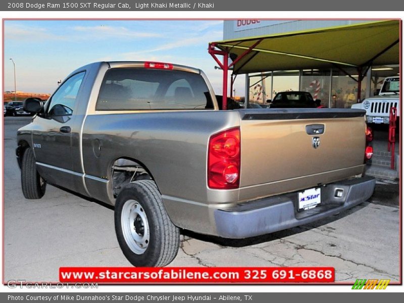 Light Khaki Metallic / Khaki 2008 Dodge Ram 1500 SXT Regular Cab