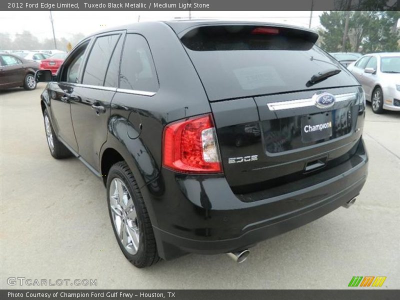Tuxedo Black Metallic / Medium Light Stone 2012 Ford Edge Limited