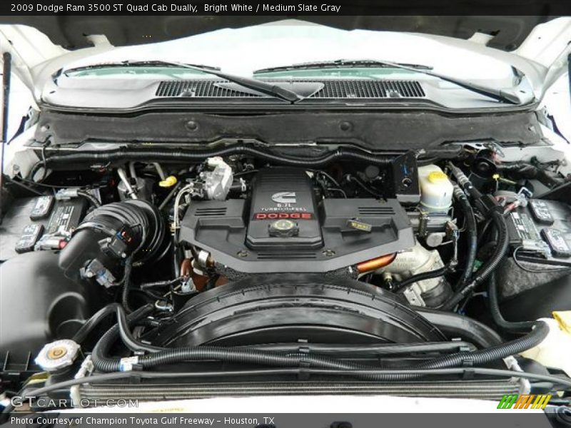  2009 Ram 3500 ST Quad Cab Dually Engine - 6.7 Liter Cummins OHV 24-Valve BLUETEC Turbo-Diesel Inline 6 Cylinder