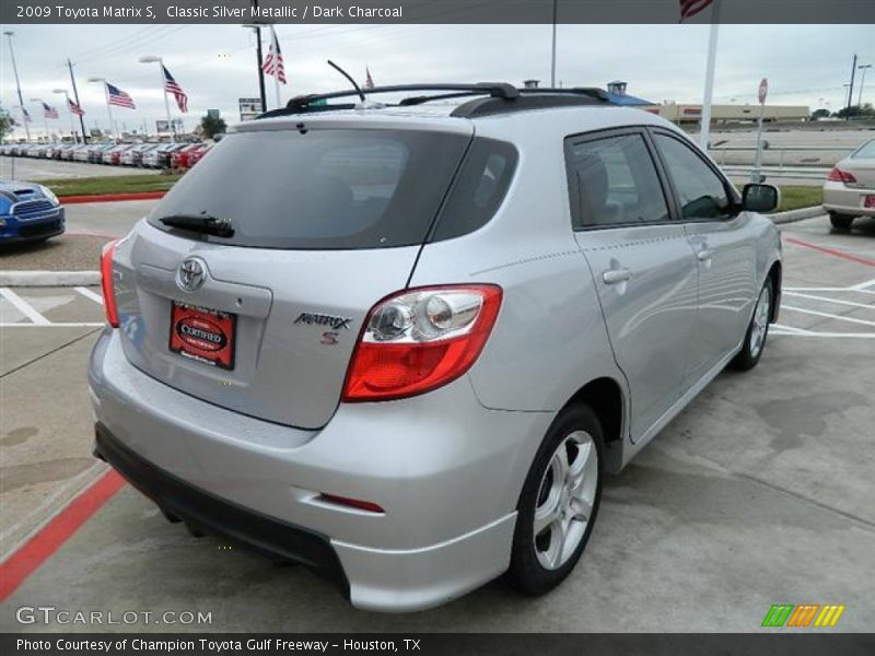 Classic Silver Metallic / Dark Charcoal 2009 Toyota Matrix S