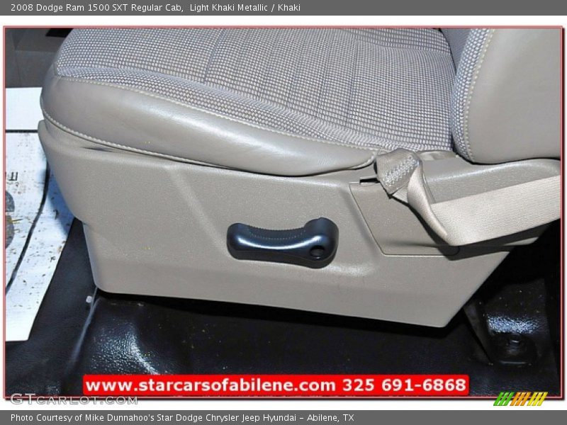 Light Khaki Metallic / Khaki 2008 Dodge Ram 1500 SXT Regular Cab