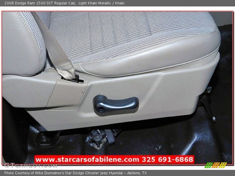Light Khaki Metallic / Khaki 2008 Dodge Ram 1500 SXT Regular Cab