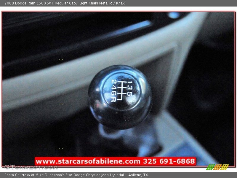 Light Khaki Metallic / Khaki 2008 Dodge Ram 1500 SXT Regular Cab