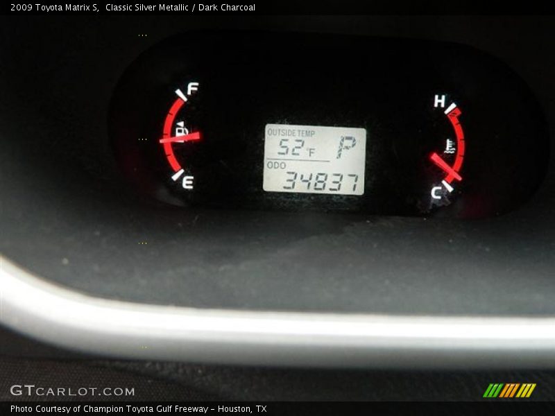 Classic Silver Metallic / Dark Charcoal 2009 Toyota Matrix S