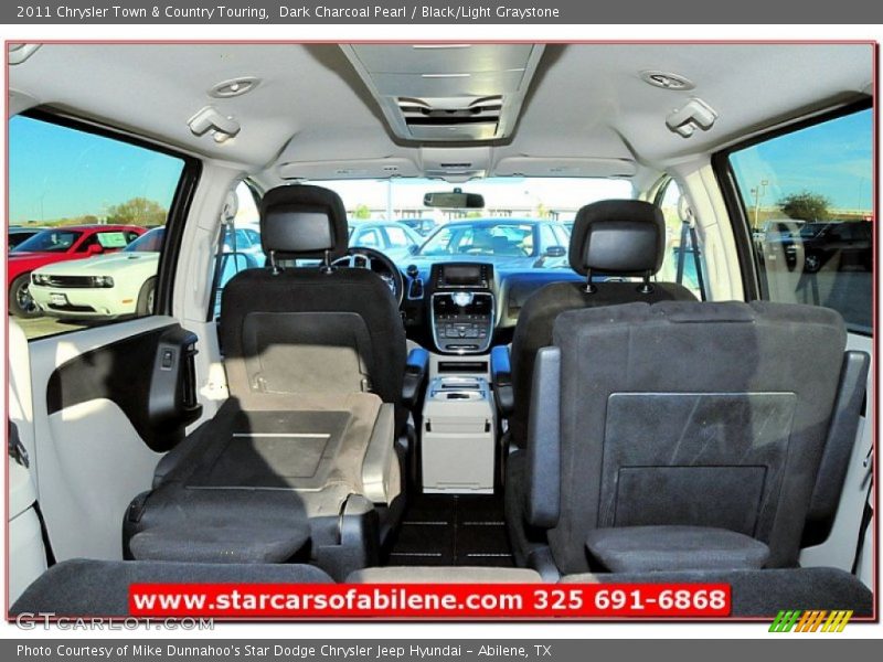 Dark Charcoal Pearl / Black/Light Graystone 2011 Chrysler Town & Country Touring