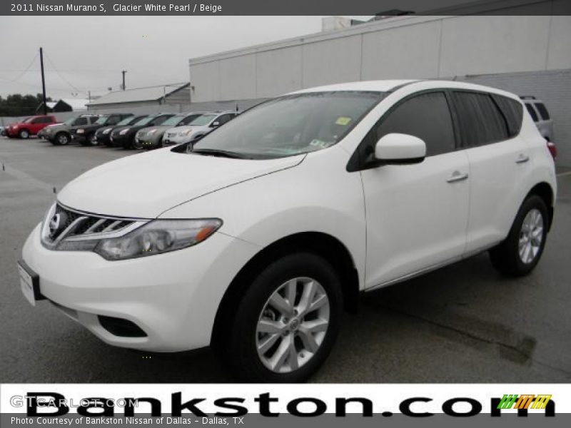 Glacier White Pearl / Beige 2011 Nissan Murano S