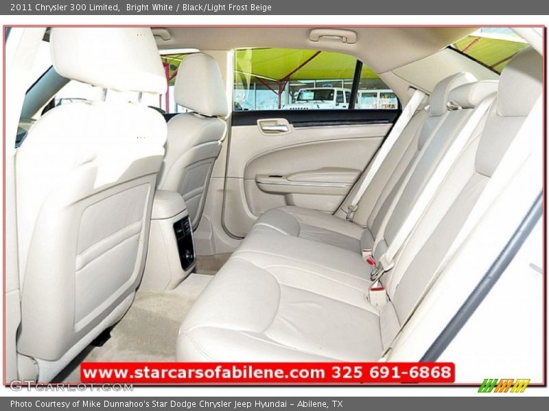 Bright White / Black/Light Frost Beige 2011 Chrysler 300 Limited